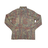 Vintage 90s Multicolor Abstract Pastel Print, Long Sleeve Ugly Shirt, Size XL by Rudnick